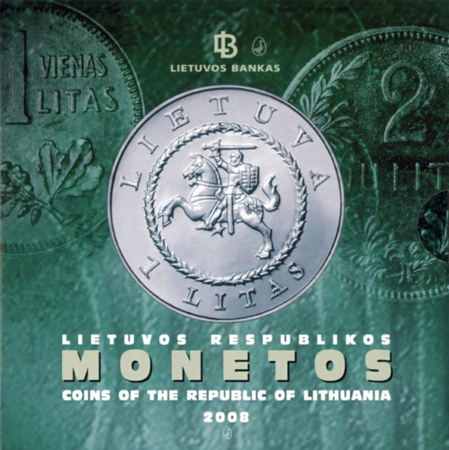 Lithuania, 2008, Litas circulation coin set (2)