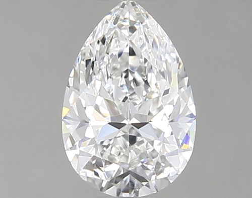 0.5 carat F-VS2 Natūralus Pear Deimantas (1)