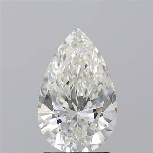 2.01 carat J-VVS1 Natūralus Pear Deimantas (1)