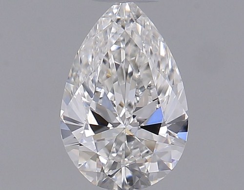 0.3 carat F-VS1 Natūralus Pear Deimantas (1)