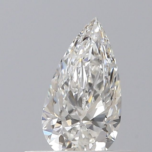 0.4 carat G-VS2 Natūralus Pear Deimantas (1)