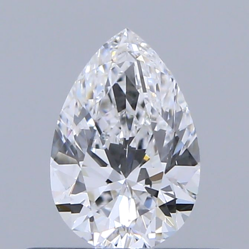 0.4 carat D-SI1 Natūralus Pear Deimantas (1)