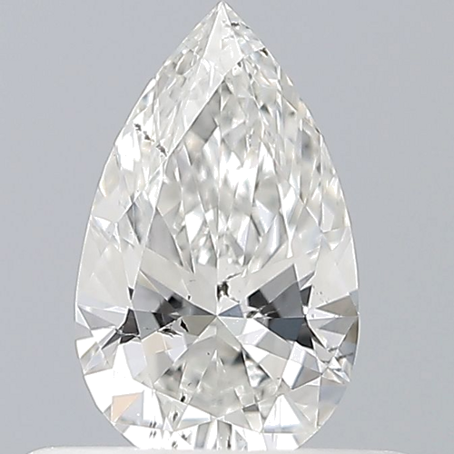 0.36 carat F-SI2 Natūralus Pear Deimantas (1)