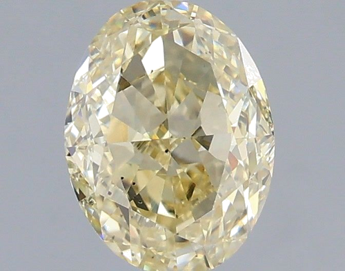 1.5 carat Fancy Yellow-SI1 Natūralus Oval Deimantas (1)