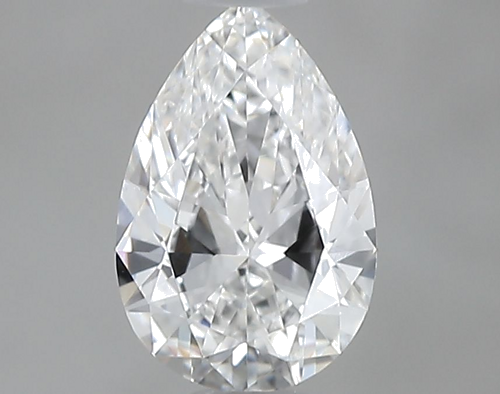 0.54 carat D-VVS1 Natūralus Pear Deimantas (1)