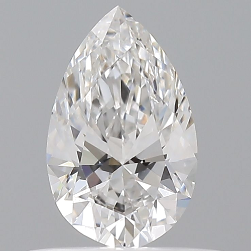 0.5 carat E-VVS2 Natūralus Pear Deimantas (1)