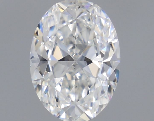 0.61 carat E-SI1 Natūralus Oval Deimantas (1)