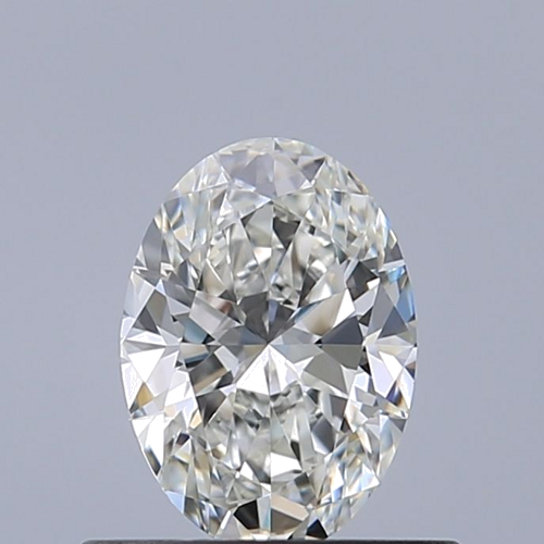 0.51 carat H-VVS1 Natūralus Oval Deimantas (1)