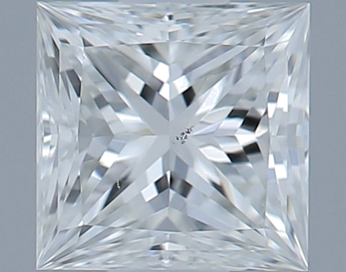 0.36 carat H-SI1 Natūralus Princess Deimantas (1)