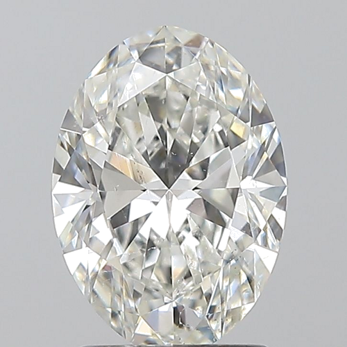 1.7 carat H-SI1 Natūralus Oval Deimantas (1)