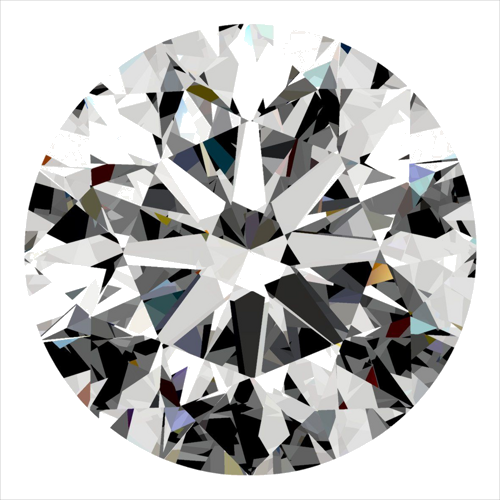 0.37 carat G-VS2 Excellent cut Natūralus Round Deimantas (1)