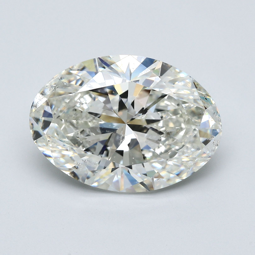 10.02 carat J-SI2 Natūralus Oval Deimantas (1)