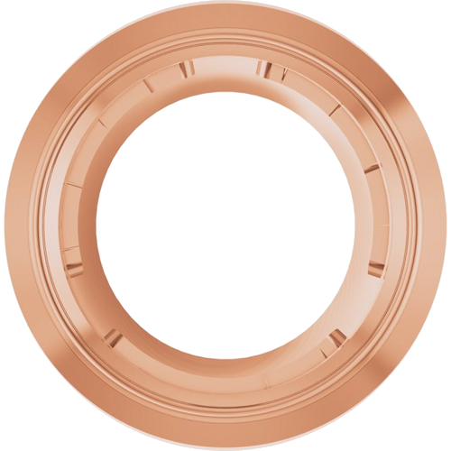 14K Rose 5.2 mm Round Slide Pendant Mounting (1)