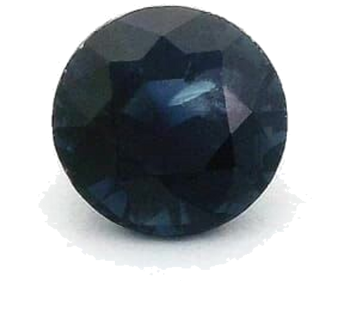 0.56 carat BLUE Round Safyras (1)