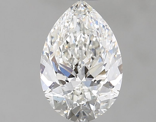0.9 carat G-SI1 Natūralus Pear Deimantas (1)