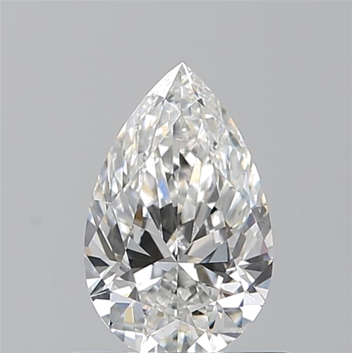 0.71 carat F-VS2 Natūralus Pear Deimantas (1)