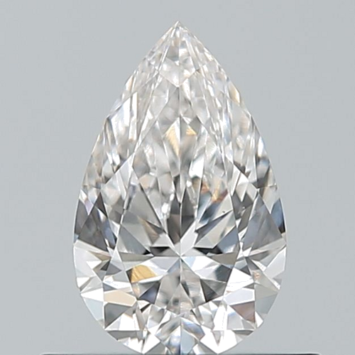 0.5 carat F-VS1 Natūralus Pear Deimantas (1)