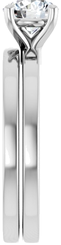 Sužadėtuvių Žiedas „Solitaire“ 925 Sidabro Round 6mm (9)