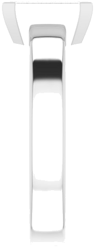 Sužadėtuvių Žiedas „Solitaire“ 417 Baltojo Aukso Emerald 7mm x 5mm (4)