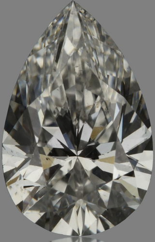 0.56 carat E-SI2 Natūralus Pear Deimantas (1)