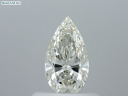 0.5 carat I-IF Natūralus Pear Deimantas (1)