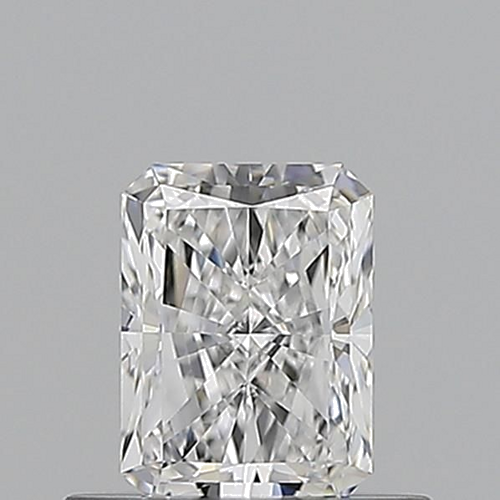 0.53 carat D-VVS1 Natūralus Radiant Deimantas (1)