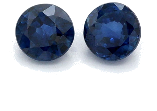 0.46 carat BLUE Round Safyras (1)