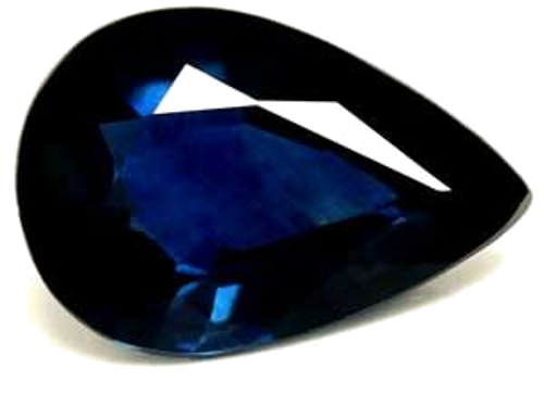 0.41 carat BLUE Pear Safyras (1)