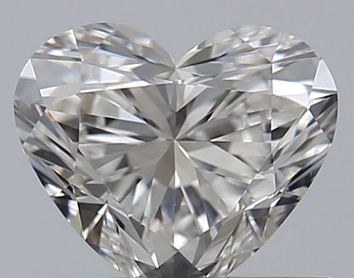 0.5 carat F-VS1 Natūralus Heart Deimantas (1)