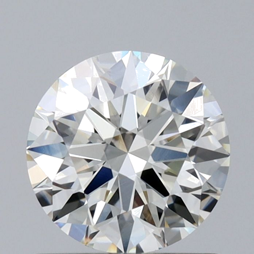 0.97 carat K-VVS2 Excellent cut Natūralus Round Deimantas (1)