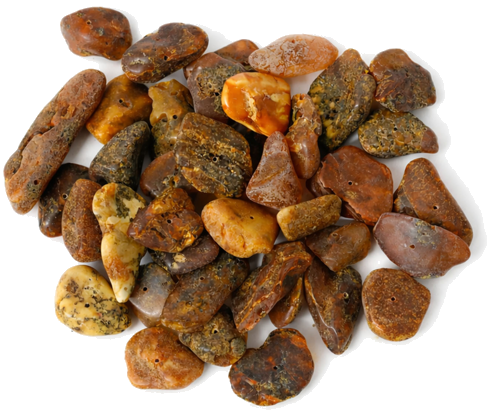 Gręžtas gintaras Mix (50 g) (1)