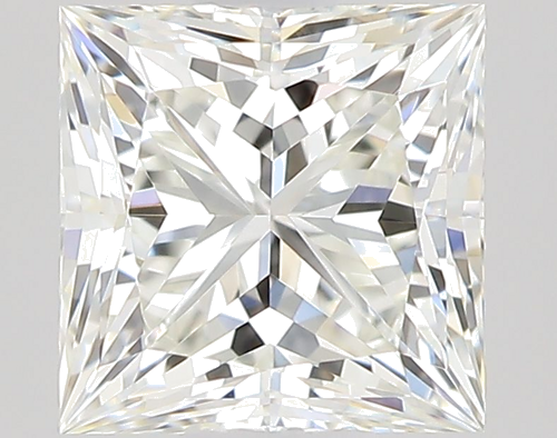 0.61 carat J-VVS2 Natūralus Princess Deimantas (1)