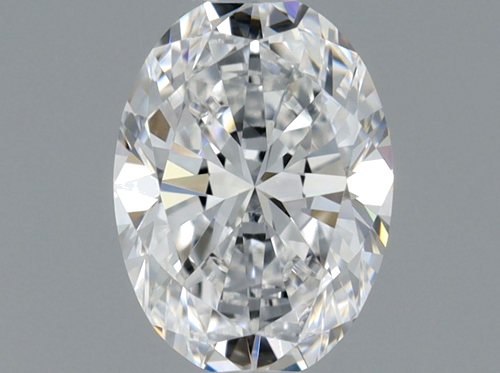 0.45 carat D-VVS2 Natūralus Oval Deimantas (1)