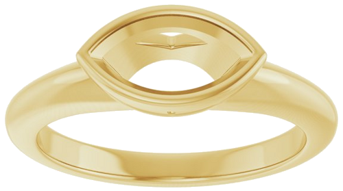 Sužadėtuvių Žiedas „Bezel-Set Solitaire“ 14k yellow gold Marquise 9.5mm x 5mm (3)