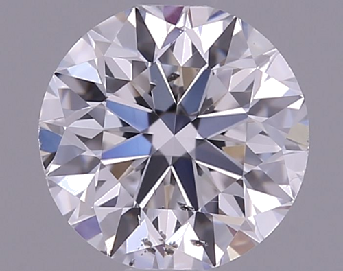 0.5 carat D-SI2 Very Good cut Natūralus Round Deimantas (1)