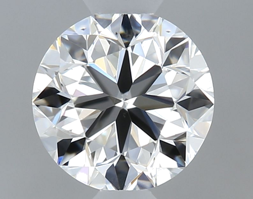 0.51 carat H-VS2 Very Good cut Natūralus Round Deimantas (1)