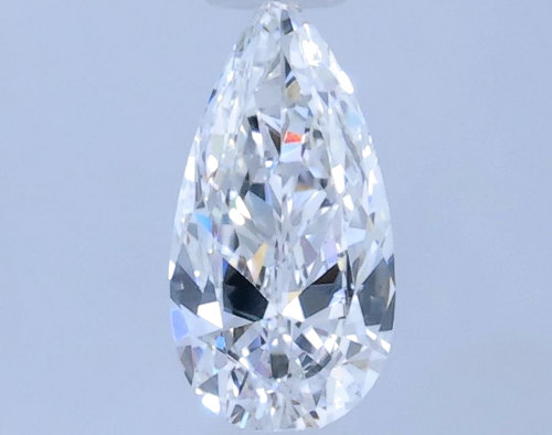 0.26 carat D-VVS2 Natūralus Pear Deimantas (1)
