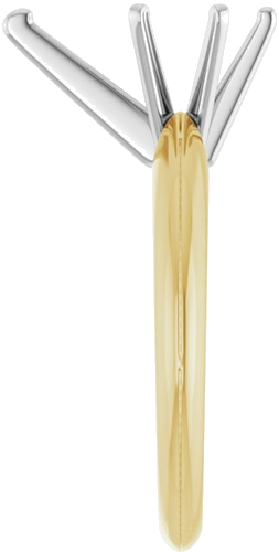 Sužadėtuvių Žiedas „Solitaire“ 585 Baltojo Ir Geltonojo Aukso Pear Shape 11.5mm x 7mm (4)