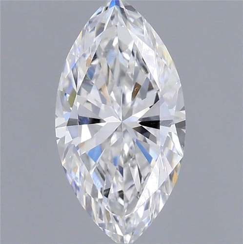0.5 carat E-VS2 Natūralus Marquise Deimantas (1)