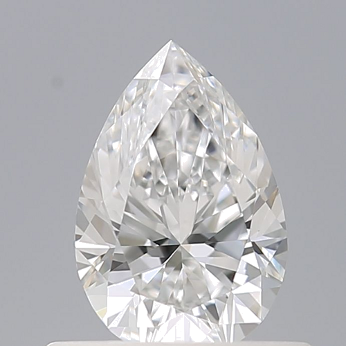 0.5 carat E-VVS2 Natūralus Pear Deimantas (1)