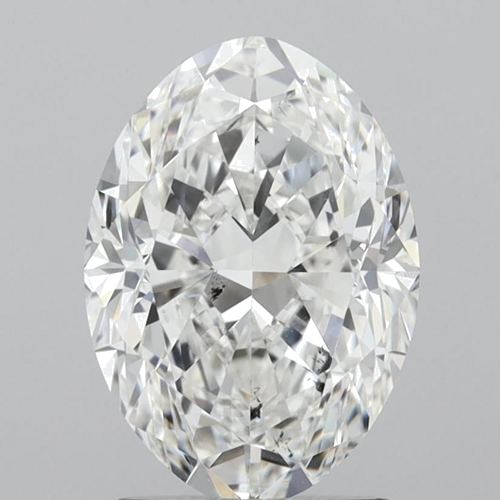 2.3 carat F-SI1 Natūralus Oval Deimantas (1)
