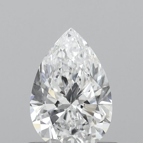 0.6 carat D-VS2 Natūralus Pear Deimantas (1)