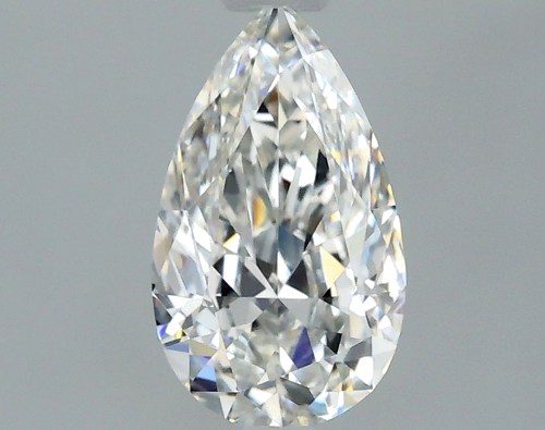 0.5 carat G-VS1 Natūralus Pear Deimantas (1)