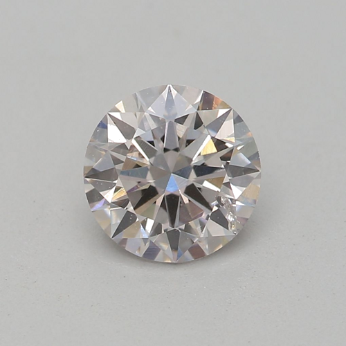 0.52 carat Faint Pink-SI2 GD cut Natūralus Round Deimantas (1)