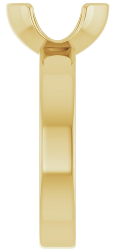 Sužadėtuvių Žiedas „Half-Bezel Solitaire“ 18k yellow gold Round 9.4mm (4)
