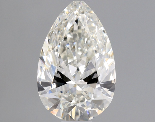 0.5 carat I-VS2 Natūralus Pear Deimantas (1)