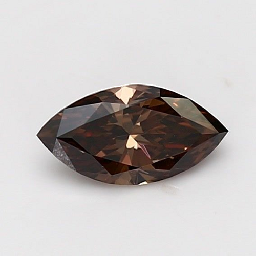 0.59 carat Fancy Dark Orangey Brown-VS1 Natūralus Marquise Deimantas (1)