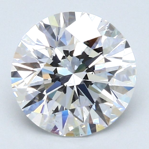2.02 carat D-SI2 Excellent cut Natūralus Round Deimantas (1)