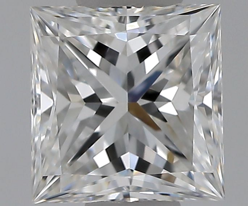 0.7 carat F-VVS1 Natūralus Princess Deimantas (1)