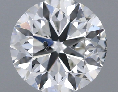 0.5 carat F-SI2 Very Good cut Natūralus Round Deimantas (1)